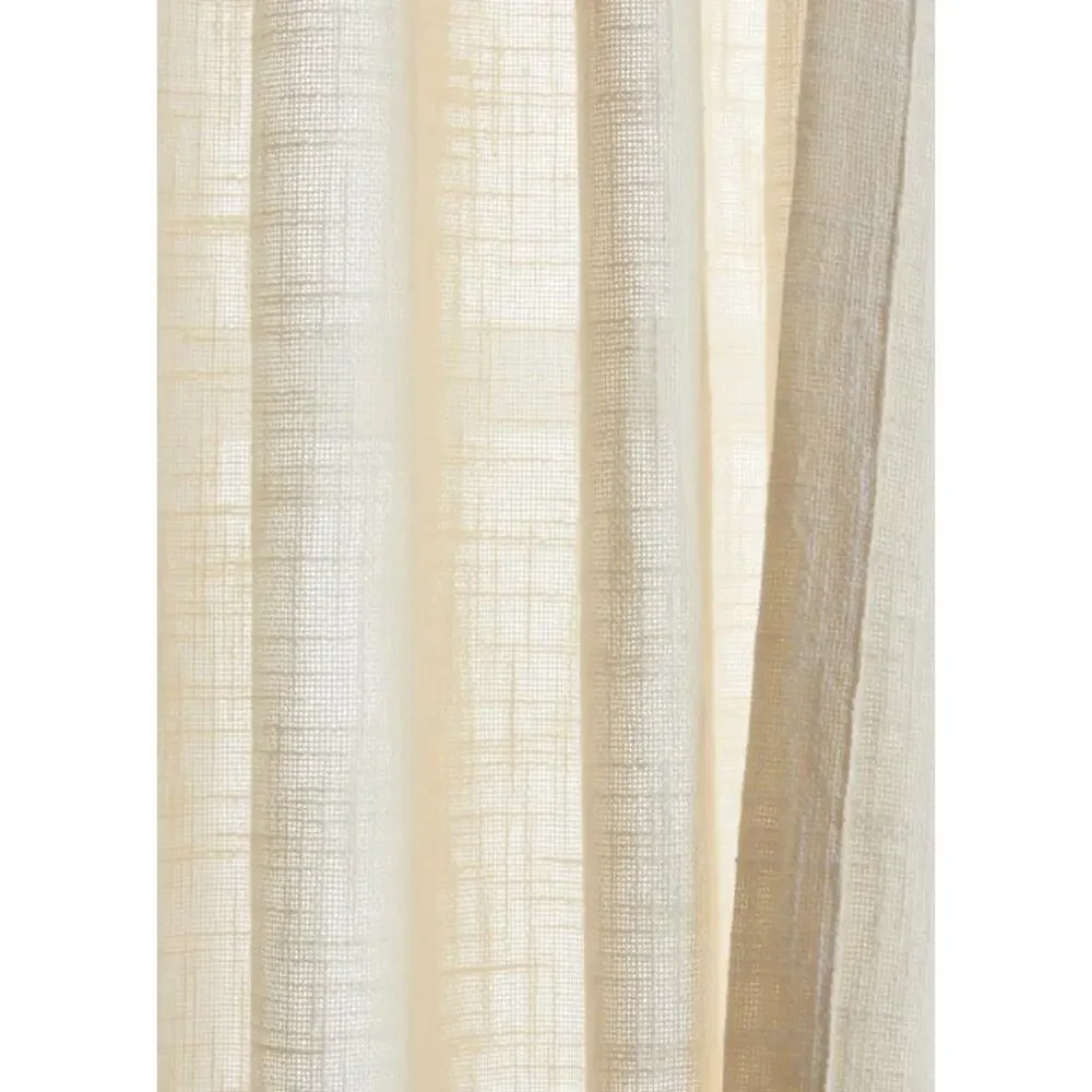 Quince Ivory Sheer Curtain Panels Set of 2 48